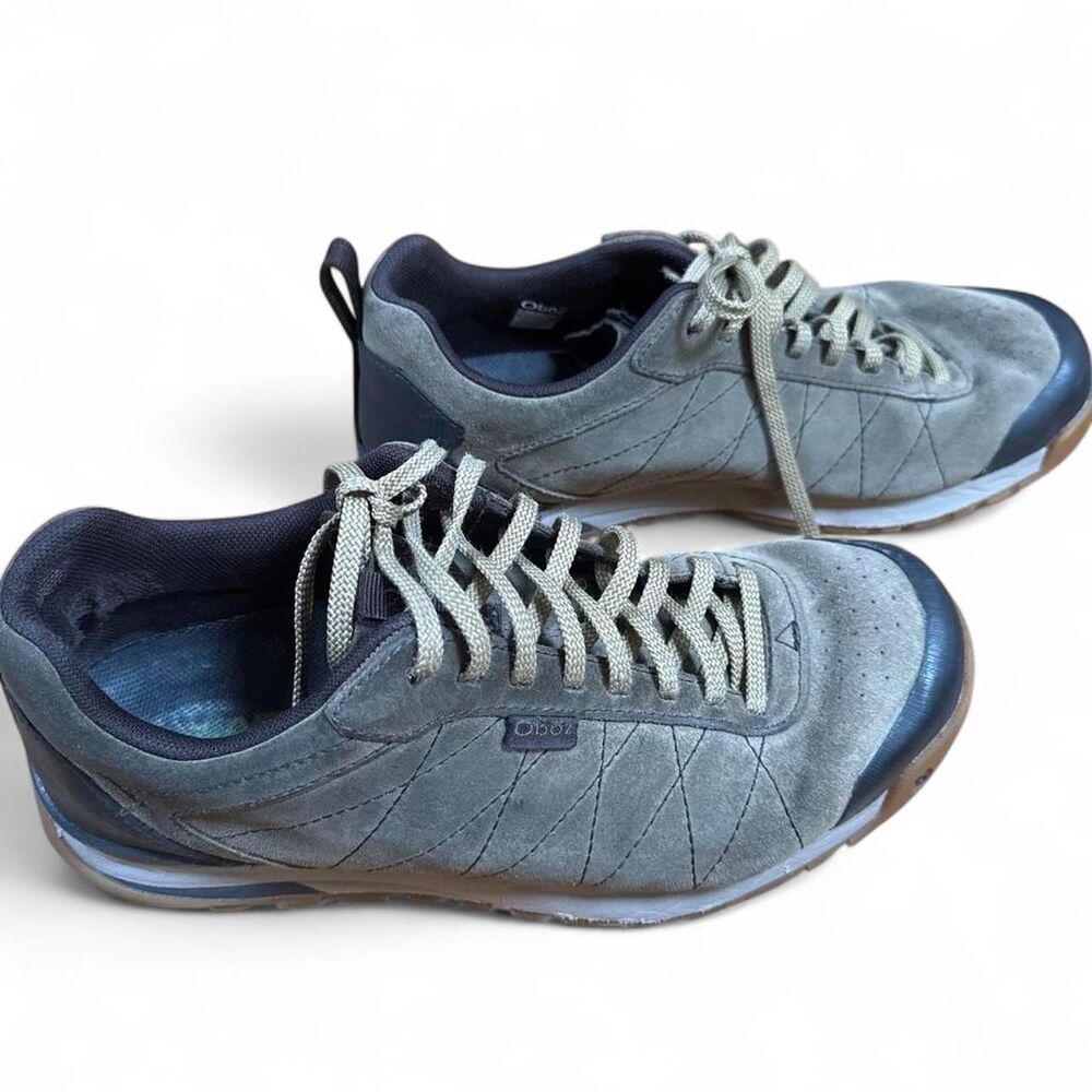 Oboz Men's Bozeman Low Trail Hiking Shoes 8.5 Wide Canteen Olive Brown